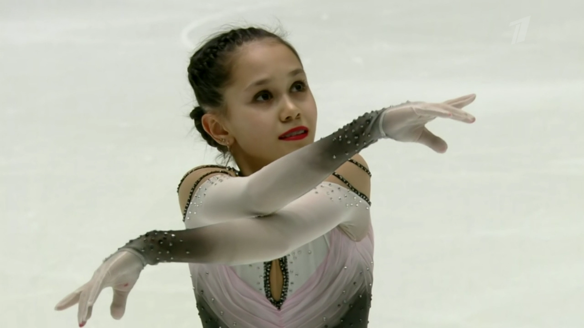 Надежда Понтелеенко. Фото: стоп-кадр прямого эфира "Первого канала".