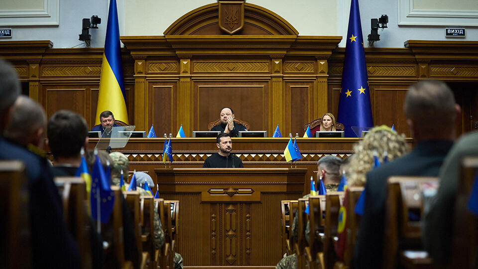     Зеленский представил "план стойкости Украины": список пунктов REUTERS/Ukrainian Presidential Press Service