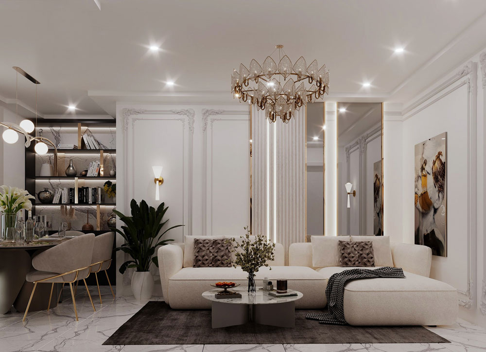 Гостиная в классическом стиле от IN TERIOR DESIGN 