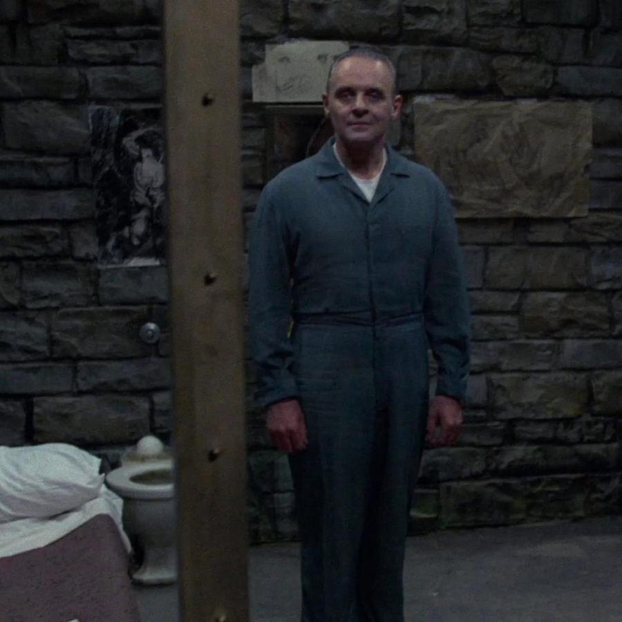 Энтони Хопкинс в роли Ганнибала Лектера в к/ф «Молчание ягнят», 1991 год