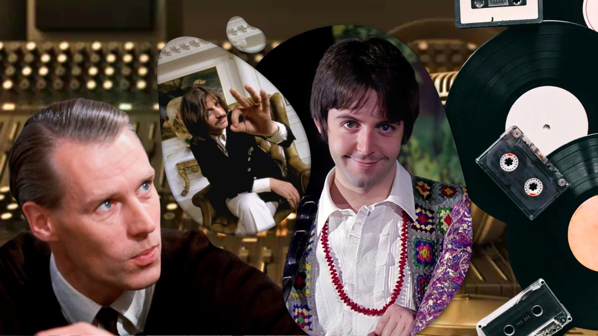 Джордж Мартин, Ринго Стар и Пол Маккартни.