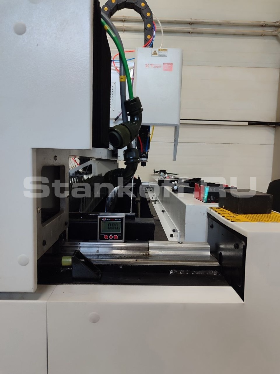 Выравнивание станка по уровню

