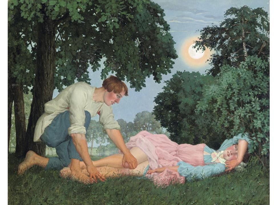 Константин Андреевич Сомов (1869-1939) — Русская пастораль