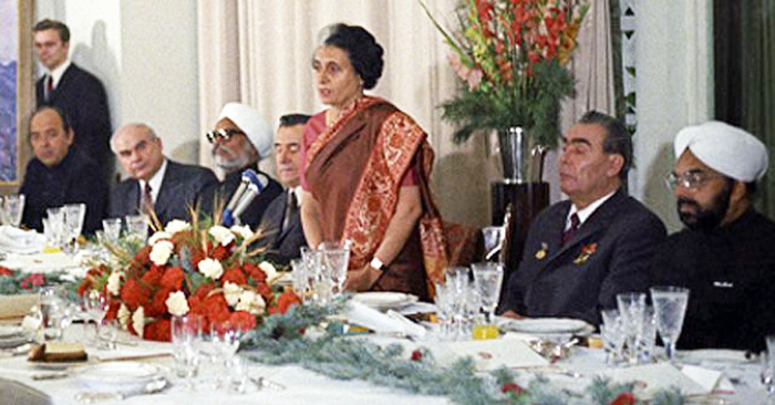 Индира Ганди была частым гостем в СССР
