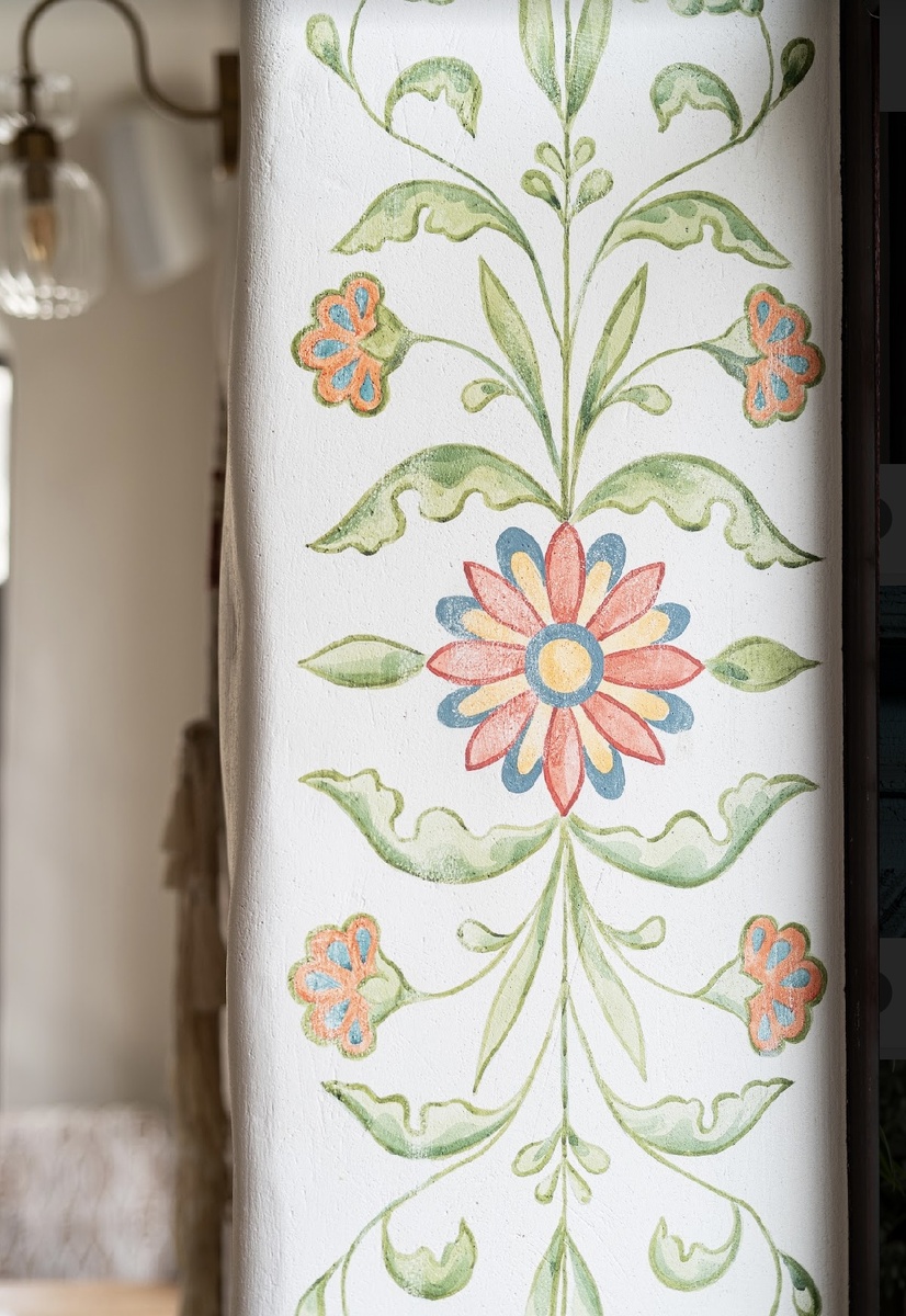 Ручная роспись на стенах 