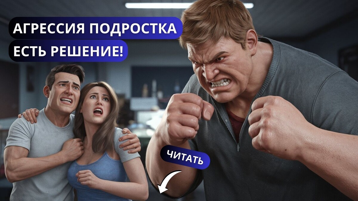 Агрессия подростка. Спасаем нервы родителей