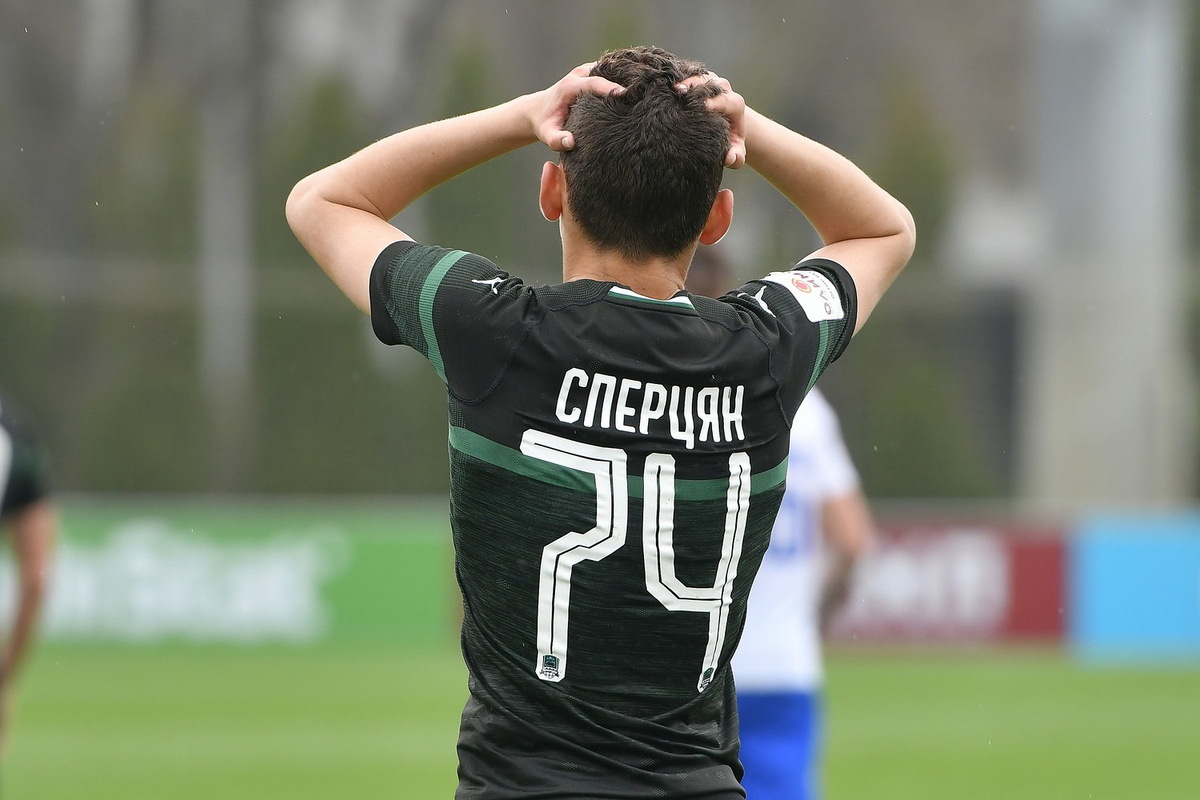 Сперцян и Черников в «Краснодар-2». Фото: ФК «Краснодар»