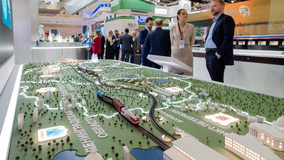    Работа ПМЭФ 2024, стенд ВСМ Автор фото: Ермохин Сергей