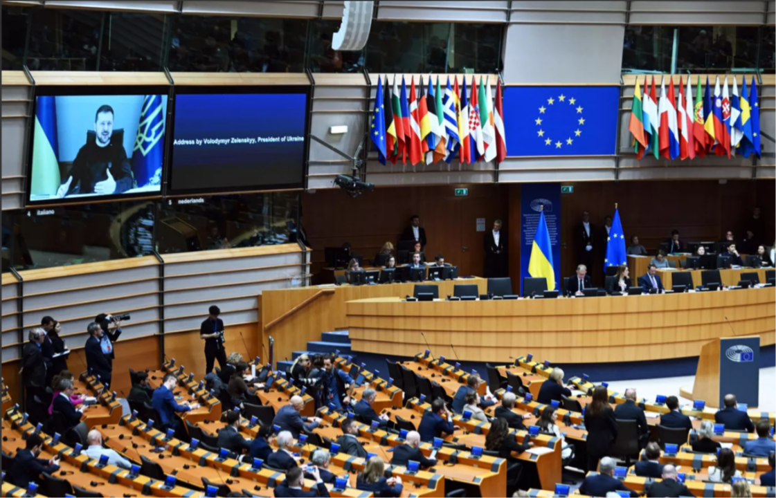    В Европарламенте словацкие депутаты бойкотировали выступление Зеленского