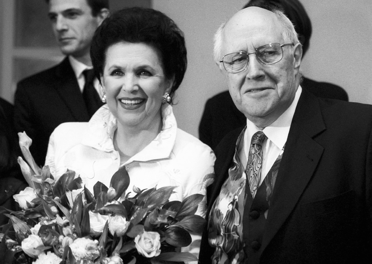 Галина Вишневская и Мстислав Ростропович
