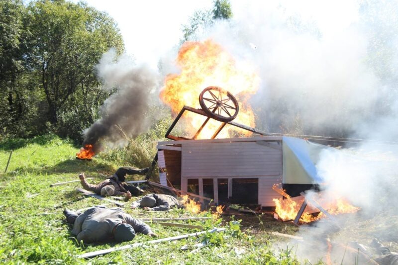 Кадр со съёмок сериала «Порода». Фото: Телеграм-канал Виктории Жигуновой. Фотография взята из открытых источников.  📷
