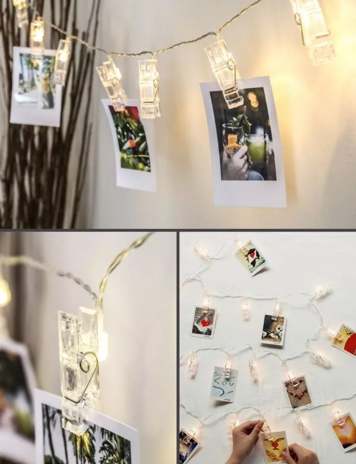 Гирлянда с прищепками 