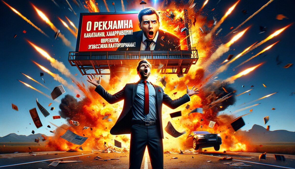 Катастрофа в рекламе