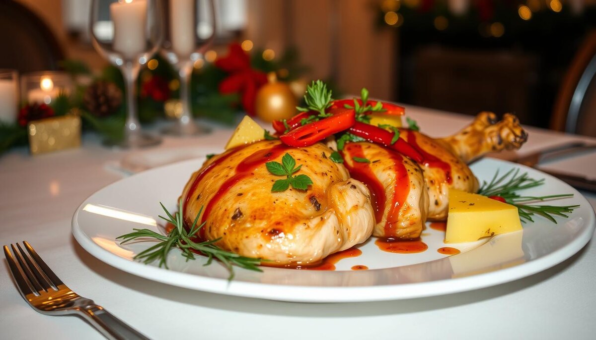 Курица по праздничному