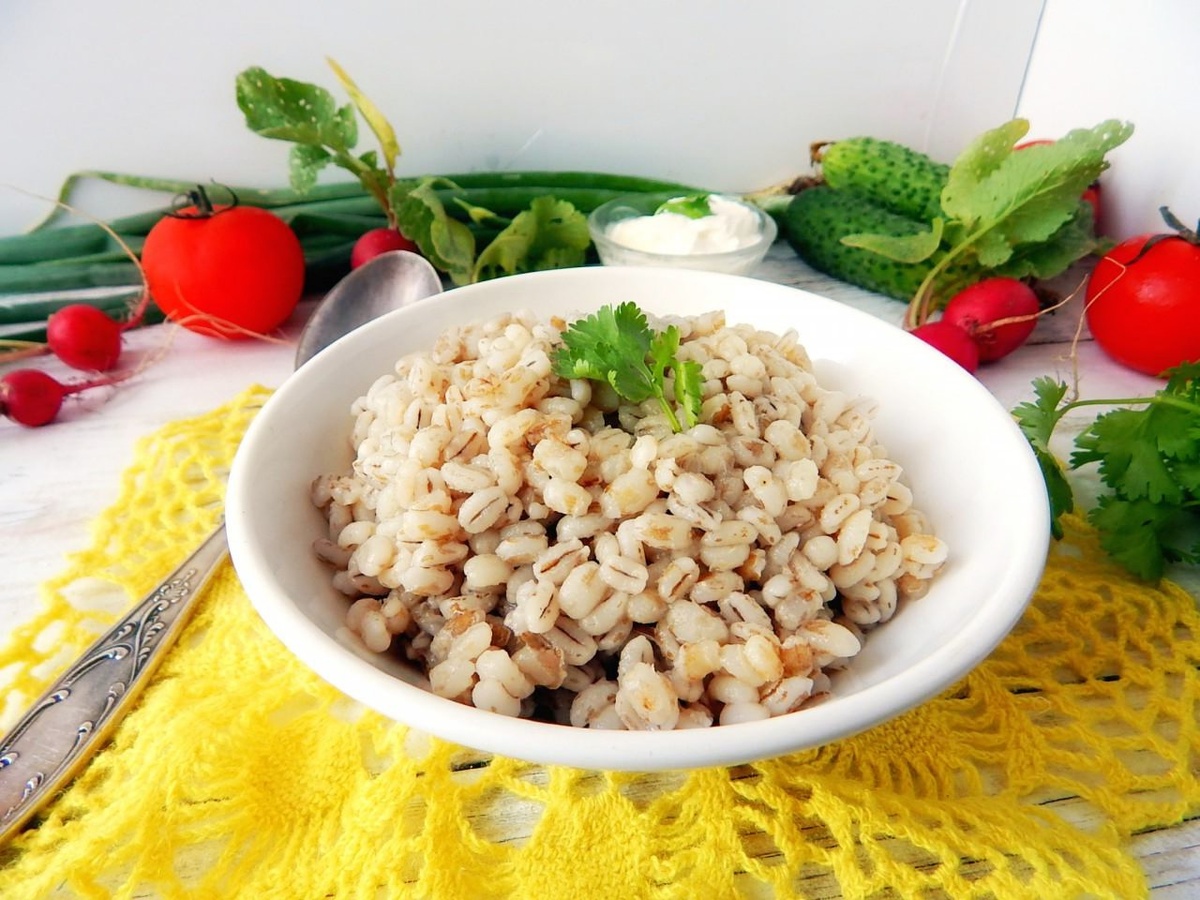 В перловке содержится бета-глюкан. 