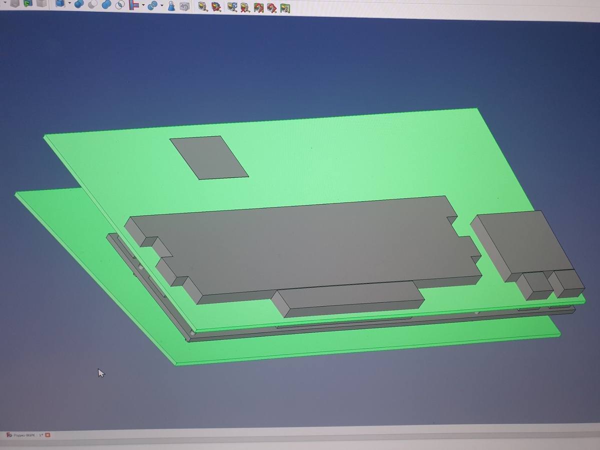 Приблизительный вид корпуса компьютера "Радио-86РК".