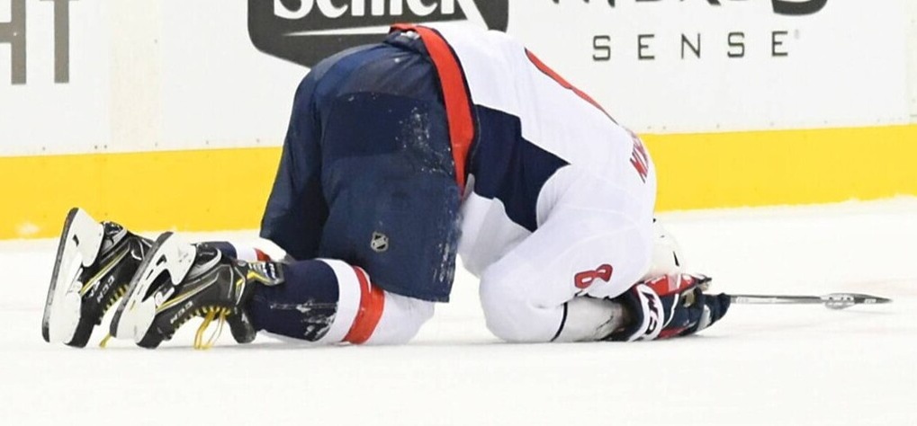 Александр Овечкин не доиграл матч с "Ютой" (6:2), но успел оформить дубль. Фото: соцсети. 