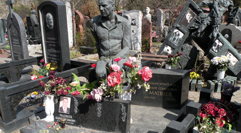 Могилы знаменитых советских актеров на Московских кладбищах. Незабываемые и неподражаемые мастера экрана и сцены