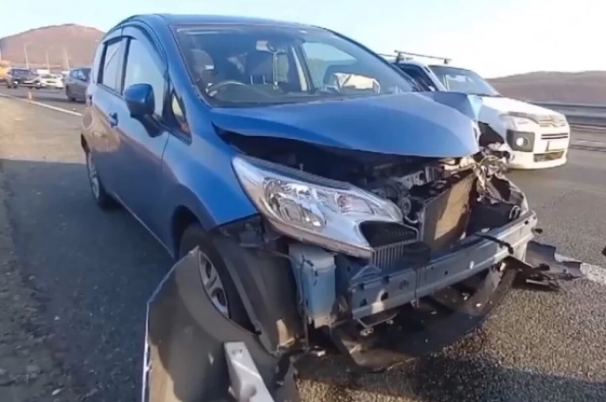    В самой крупной аварии пострадали 11 машин.