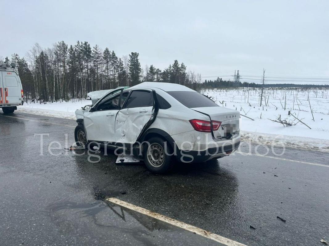    Опубликовано видео ДТП, в котором погибли сотрудники полиции Югры
