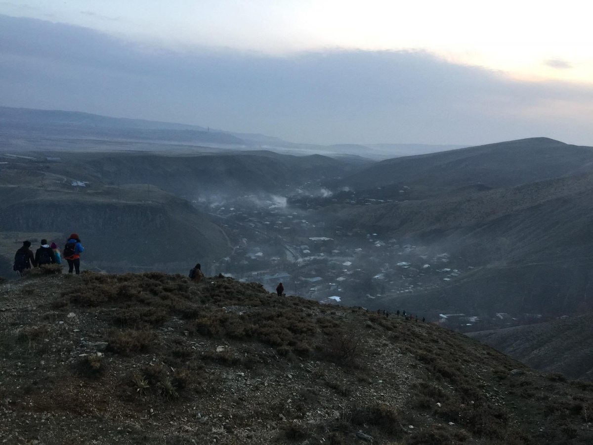 В горах Армении. 