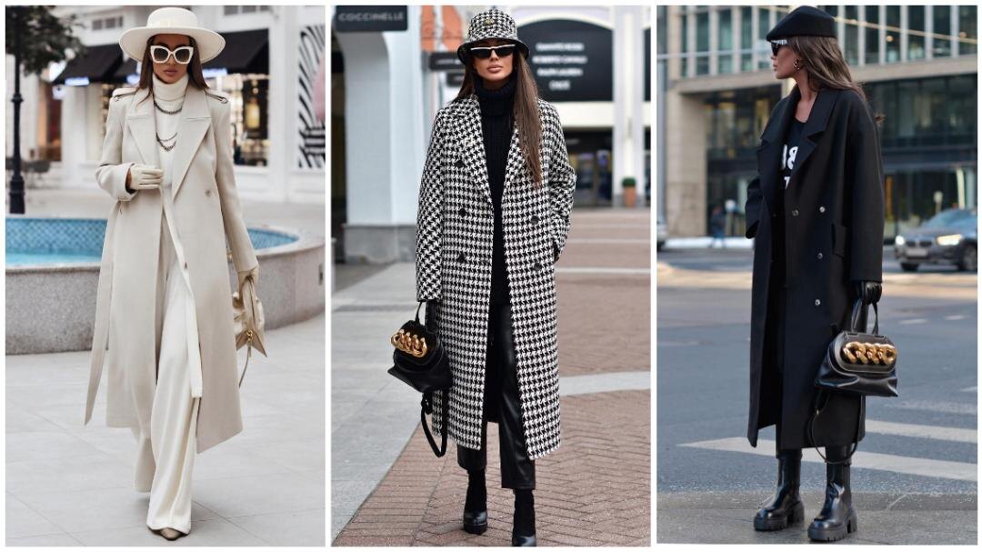 С чем носить открытое пальто. Черное пальто. Черное пальто. Шапка подкласическое пальто. С чем носить двубортный плащ.