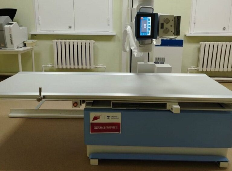    В Александровской районной больнице запустили в работу новый флюорограф Оренбуржье