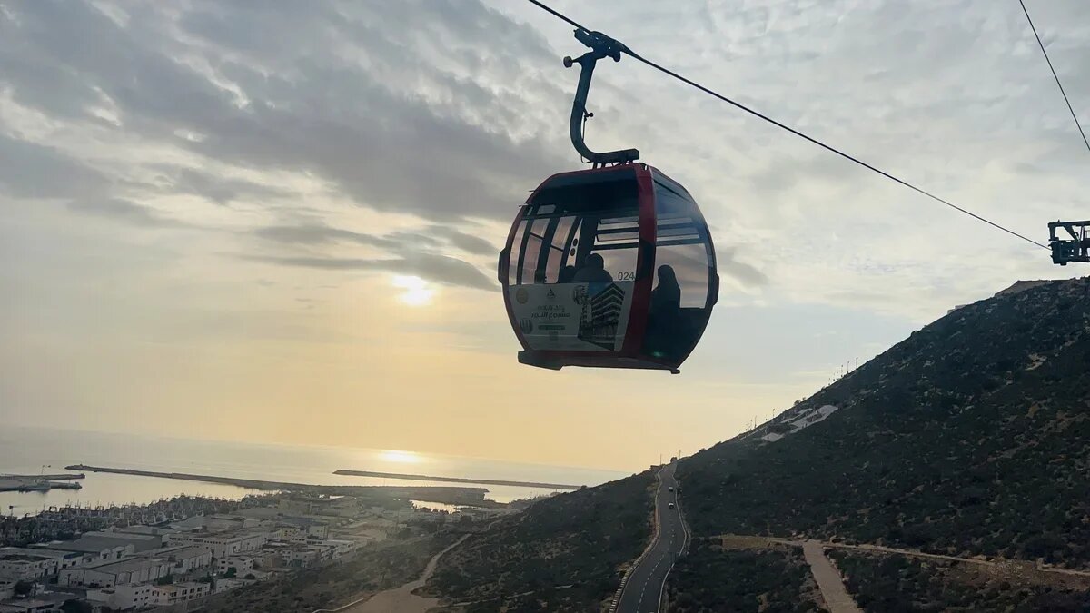    Новая канатная дорога в Агадире. Марокко. Фото: АТОР