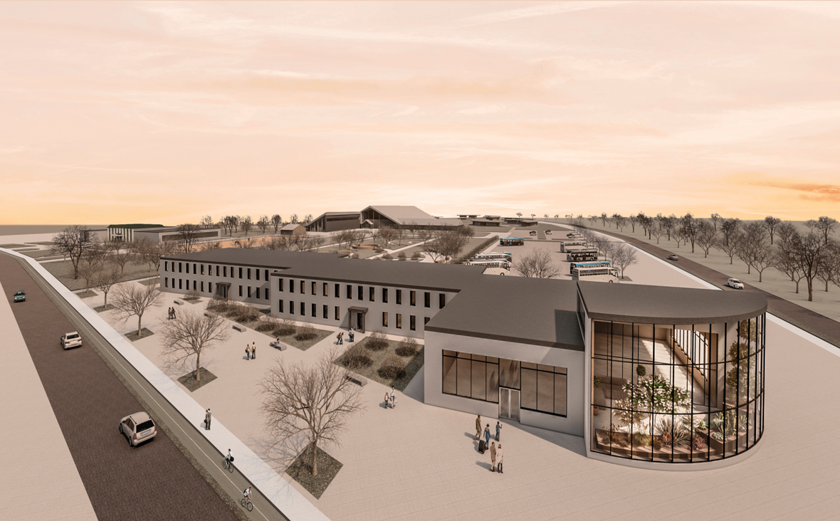 Визуализация гостиничного комплекса