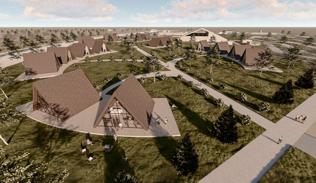 Визуализация комплекса кемпингов