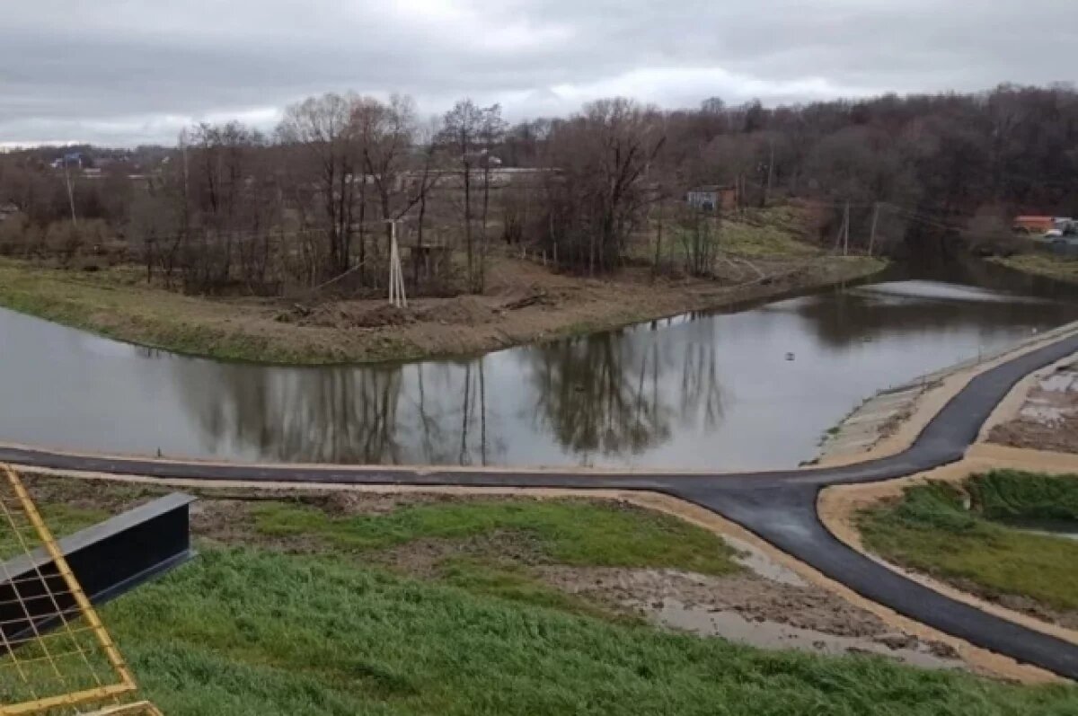    В Медыни Калужской области завершили первый этап благоустройства набережных