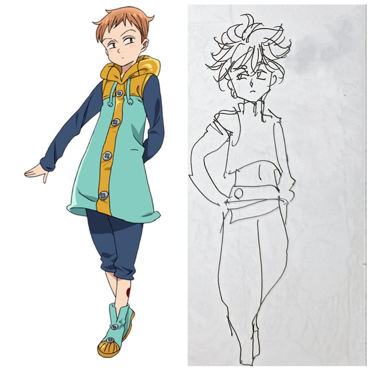 Грех медвежий лени Кинг (Король фей Арлекин) до и после. 