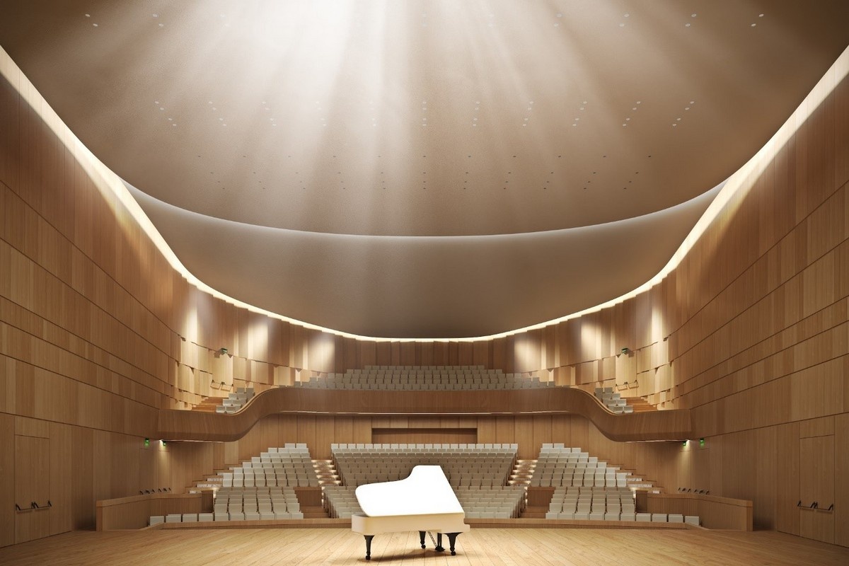 Зал Государственной филармонии. ЗD-визуализация