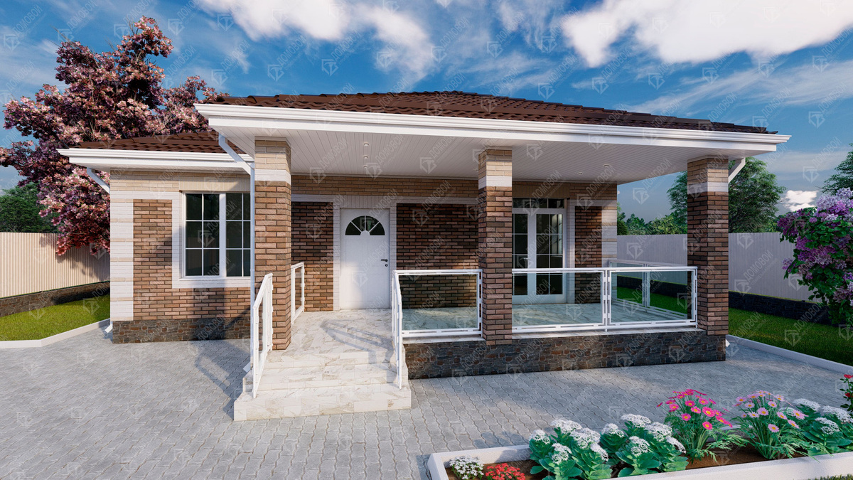 Проект разработан архитектором ООО "СК "Домовой" (г. Краснодар)