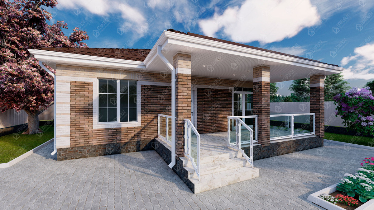 Проект разработан архитектором ООО "СК "Домовой" (г. Краснодар)