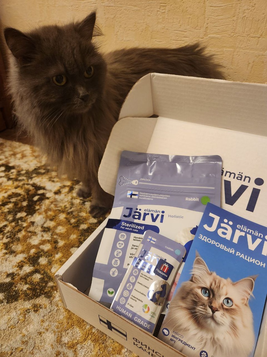 Вот в таком наборе корм приехал с маркетплейса, Соня в приятном шоке