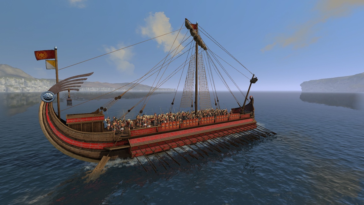 Штурмовая гексарема Total War: Rome II правый борт