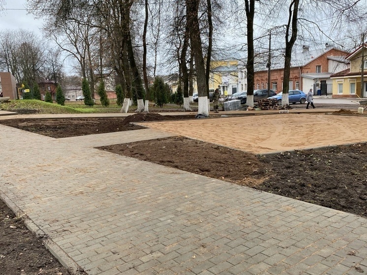 В Боровичах подготовили место для памятника Детям войны