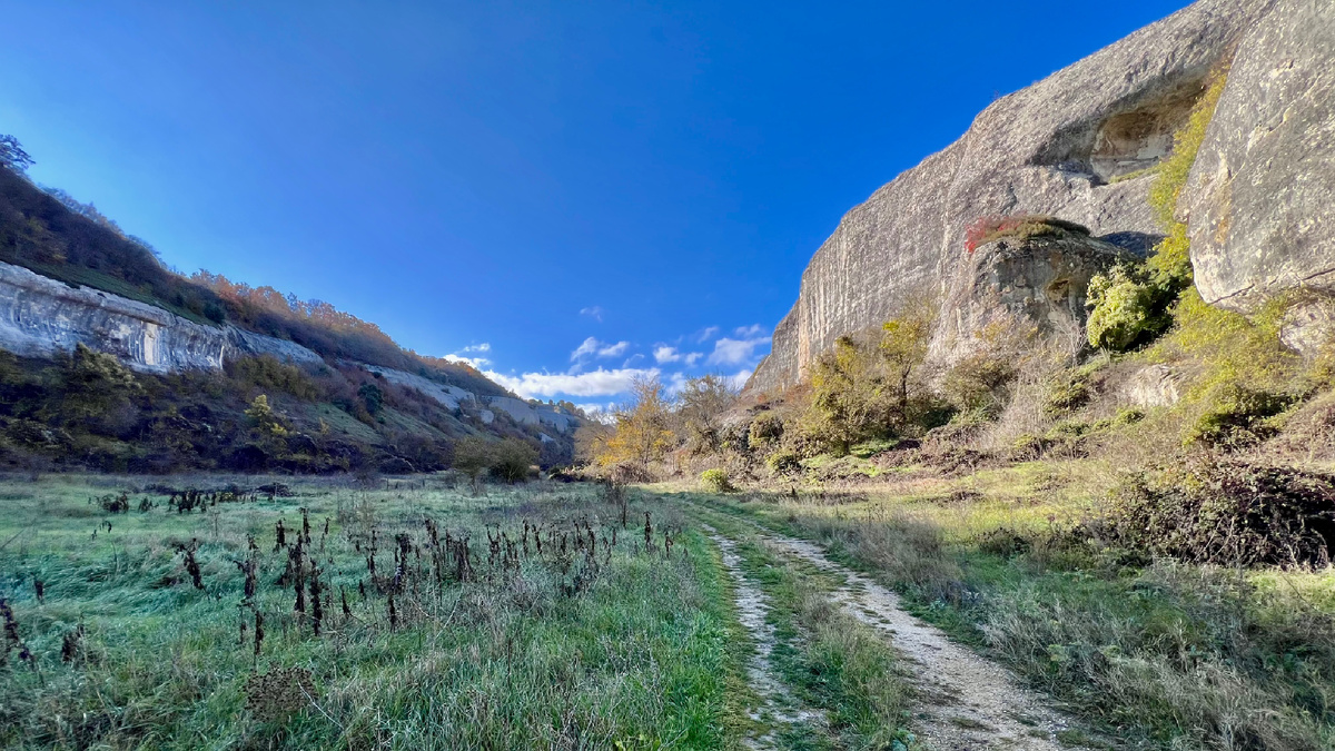 Балка Черкез-Кермен, вид с северной стороны