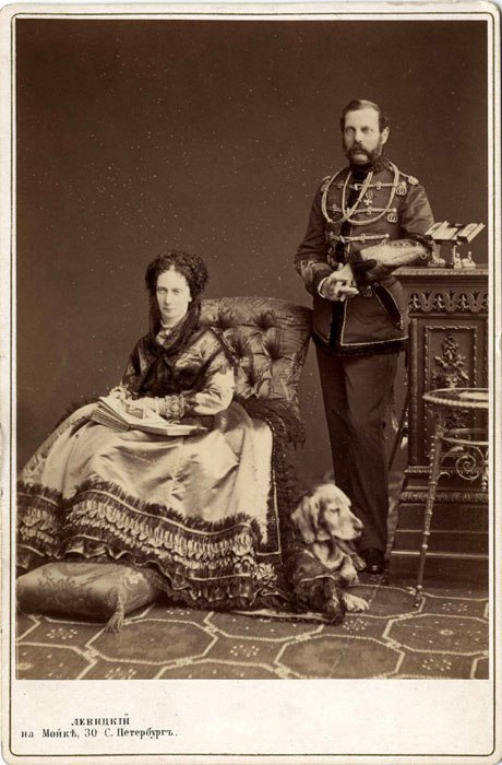 Император Александр II и императрица Мария Александровна. 1870-е.