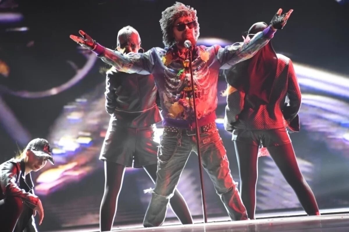    Богдан Титомир на концерте в Сочи в этом году.