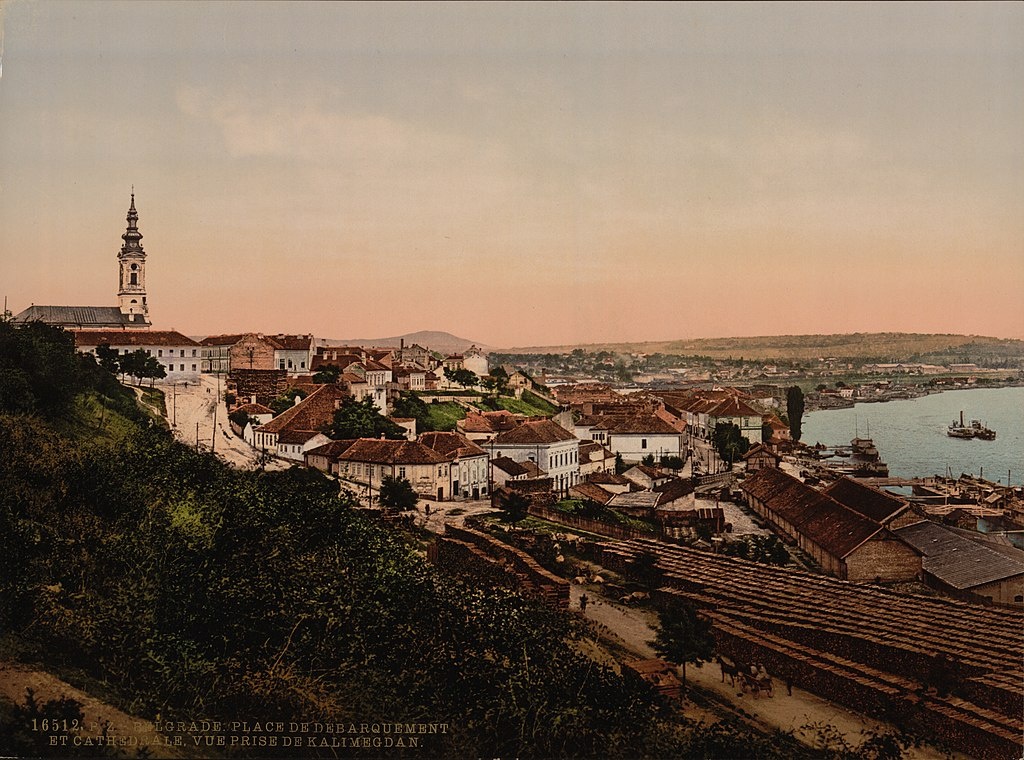 Один из видов Белграда в 1890-е годы