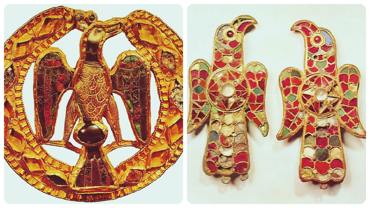 Броши-фибулы в виде орла