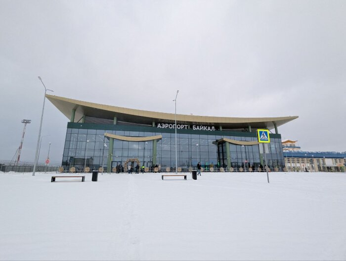 Новый аэропорт стал гордостью Бурятии / фото: телеграм-канал Алексея Цыденова 
