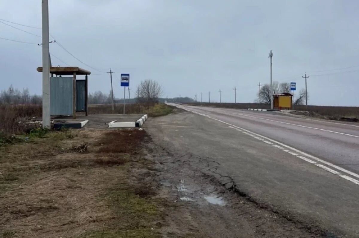    В селе Долгое так и не установили предупреждающие знаки около остановок