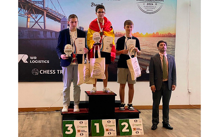  Никита Калинин из Ижевска – бронзовый призер в «классических» шахматах на юношеском первенстве мира в Бразилии. Фото: Федерация шахмат Удмуртии