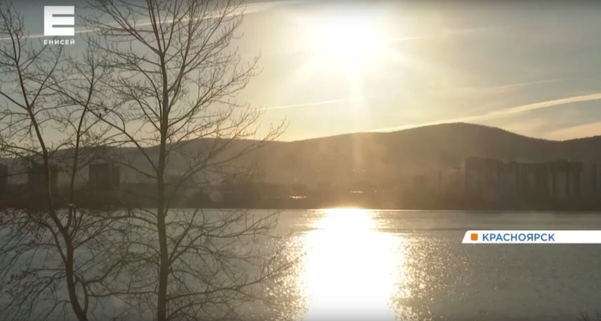     В Красноярск пришла волна почти весеннего тепла