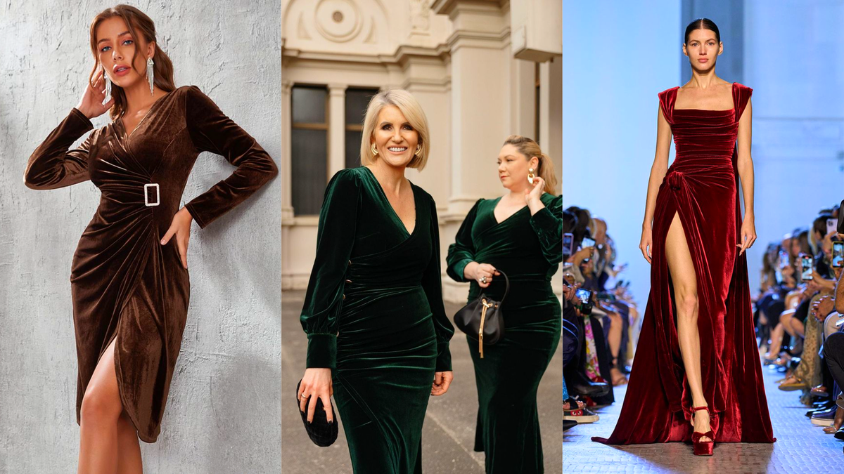 Бархатные платья