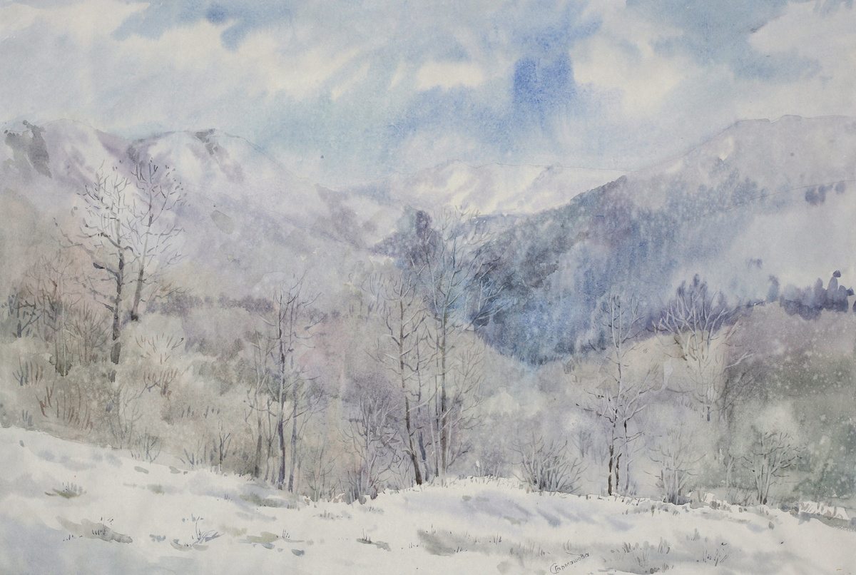 Светлана Гармашова - Красная Поляна. Акварель