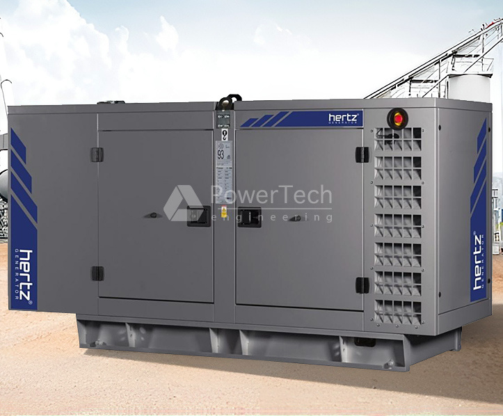 Дизельные генераторов Hertz в кожухе